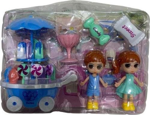 6 Parça Bebekli Şeker Arabası 6597