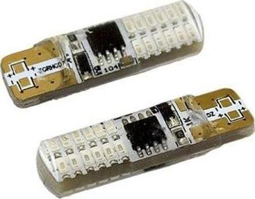 Led Ampul T10-12Smd Çakarlı Mavi 2'Li Set 12V / Laam630-1