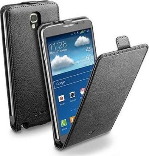 N7500 Galaxy Note 3 Neo ile Uyumlu Flap Essential Mıknatıslı Deri Kılıf Siyah FLAPESSPHNOTE3NBK