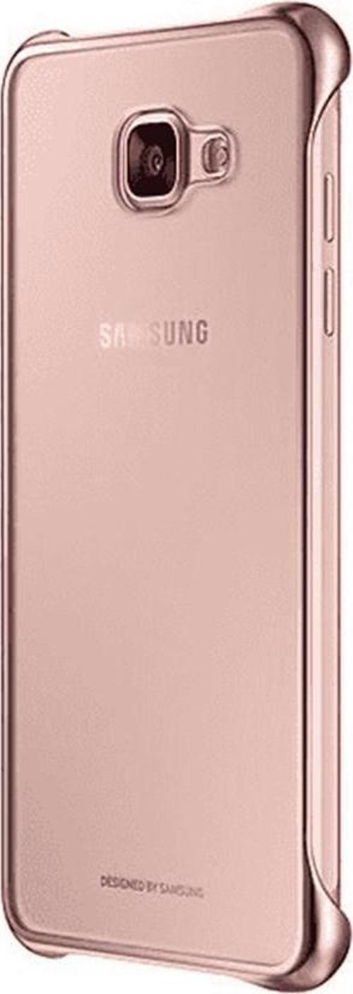 Galaxy A5 (2016) A510F ile Uyumlu Clear Back Cover Kılıf Rose Gold EF-QA510CZEGWW