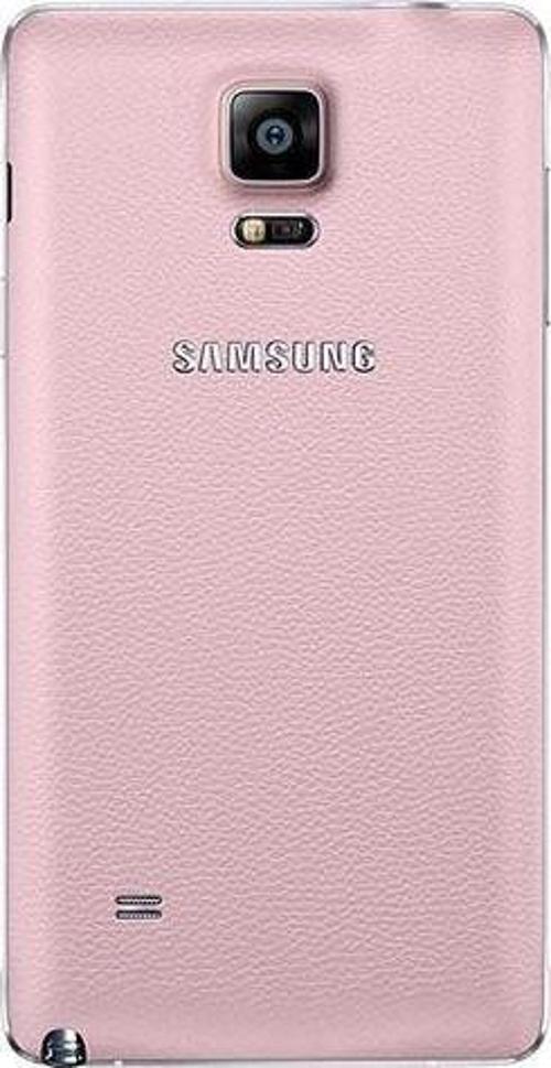 Galaxy Note 4 N910 ile Uyumlu Arka Kapak Pembe EF-ON910SPEGWW