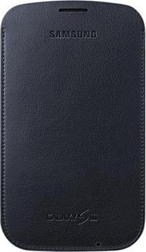 Galaxy S3 ile Uyumlu Pouch Kılıf Siyah EFC-1G6LBECSTD