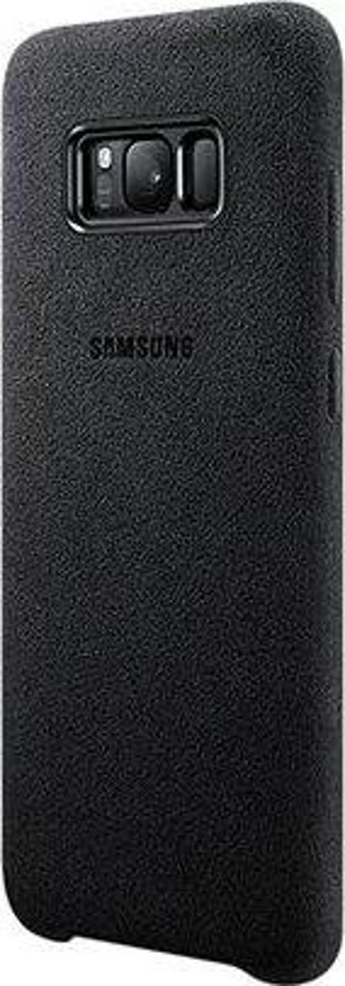 Galaxy S8 Plus ile Uyumlu Alcantara Cover Siyah EF-XG955ASEGWW