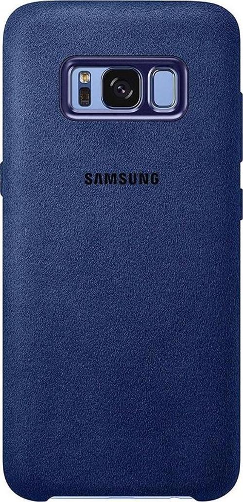 Galaxy S8 Plus ile Uyumlu Alcantara Kılıf Lacivert EF-XG955ALEGWW