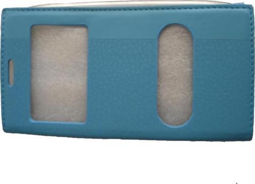 G2 ile Uyumlu Kapaklı Pencereli Koruma Kılıfı Mavi
