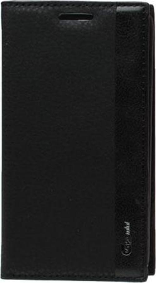 G2 Mini D610 ile Uyumlu Magnum Serisi Yan Model Kapaklı Kılıf Siyah