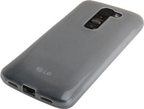 G2 Mini D610 ile Uyumlu Silikon Kılıf Şeffaf Beyaz Renk