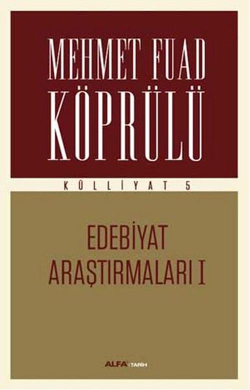 Alfa Yayıncılık Edebiyat Araştırmaları 1