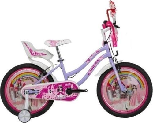 Queen Kız Çocuk Bisikleti 30CM V 20 Jant Lila Pembe