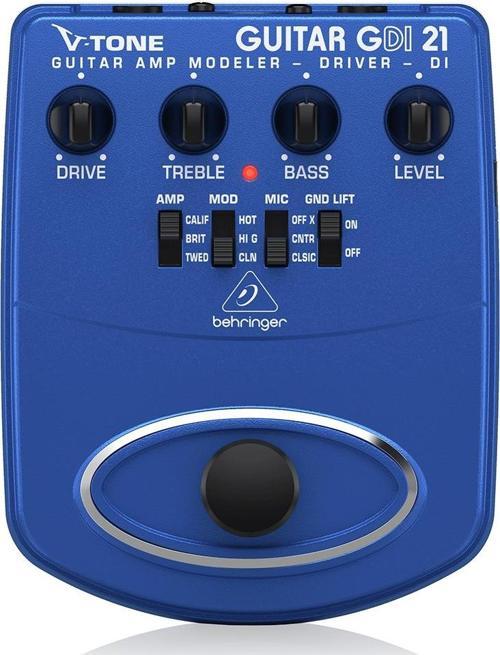 BEHRINGER GDI21 V-Tone Amfi Modelleme Pedalı/DI Box