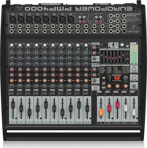 BEHRINGER PMP4000 Europower 1600 Watt 16 Kanal Power Mixer