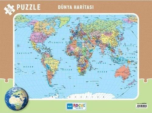 72 Parça Dünya Haritası BF256