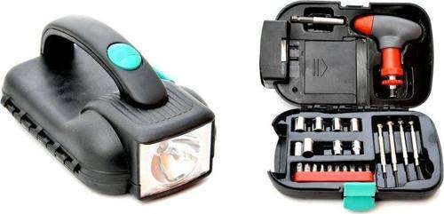 Flash Light With Tool Box