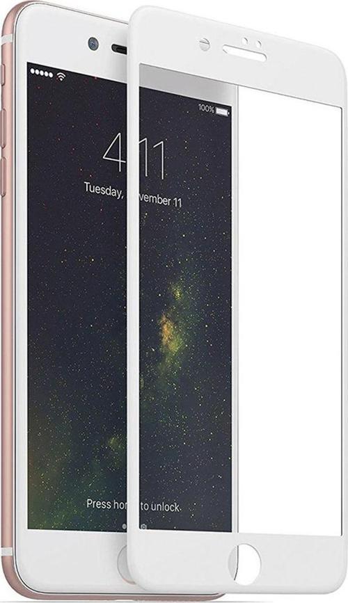 Apple Iphone 6S Plus Uyumlu Ön Koruma Seramik Nano Ekran Koruyucu - Beyaz