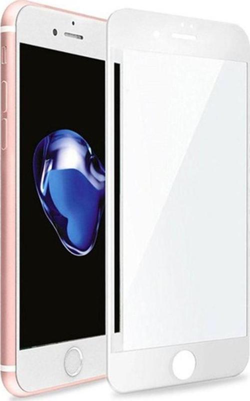 Apple Iphone 7 Uyumlu Ön Koruma Mat Seramik Nano Ekran Koruyucu - Beyaz