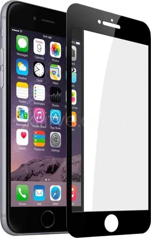 Apple Iphone 8 Plus Uyumlu 5D Glas Full Cam Koruyucu - Siyah