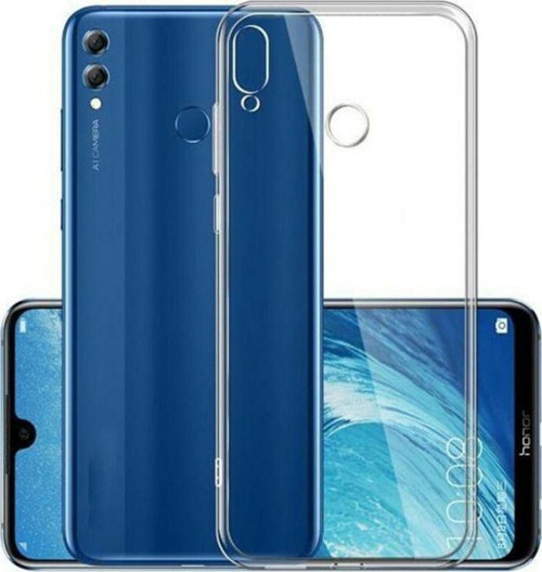 Huawei Y7 2019 Uyumlu Lüx Seri Arka Koruma Kılıf - Şeffaf
