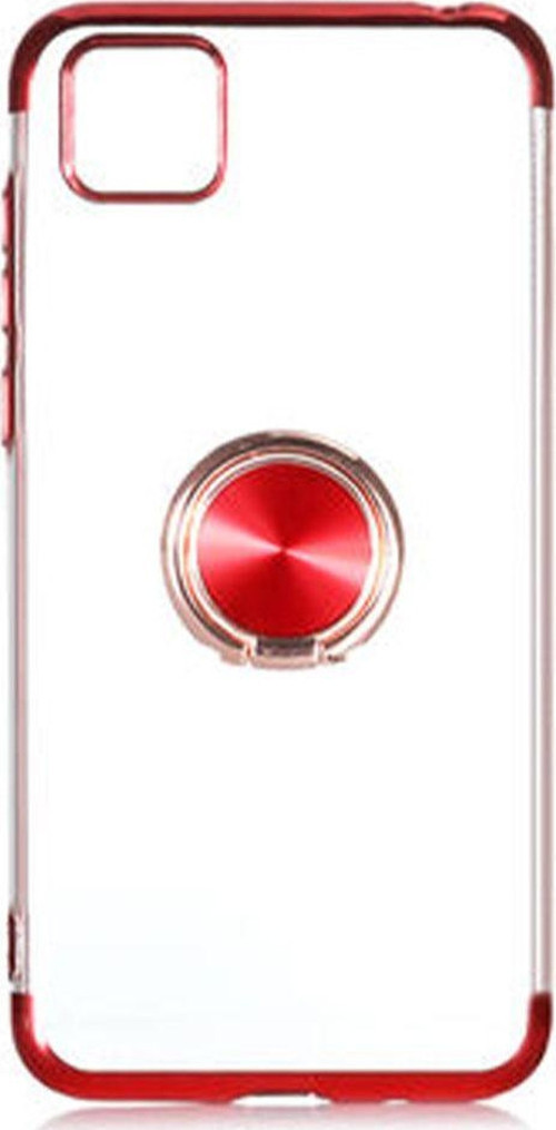 Huawei Y5P Uyumlu Gess Seri Arka Koruma Kılıf - Kırmızı