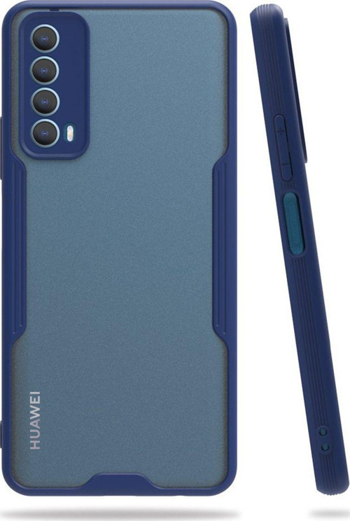 Huawei P Smart 2021 Uyumlu Platin Seri Arka Koruma Kılıf - Lacivert