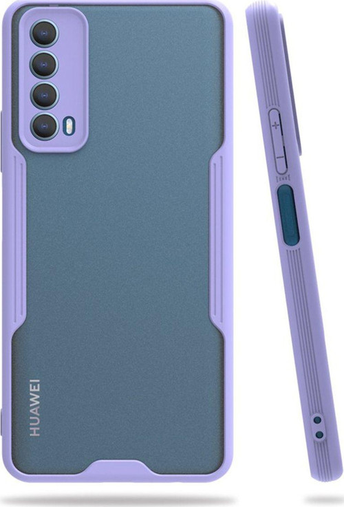Huawei P Smart 2021 Uyumlu Platin Seri Arka Koruma Kılıf - Lila