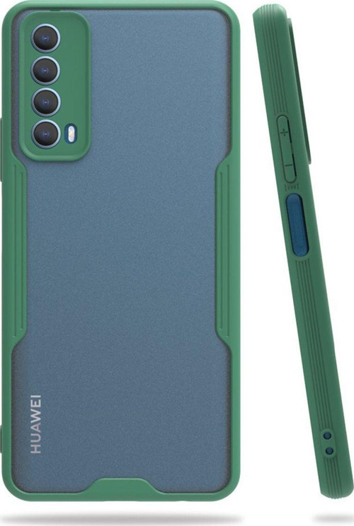 Huawei P Smart 2021 Uyumlu Platin Seri Arka Koruma Kılıf - Yeşil