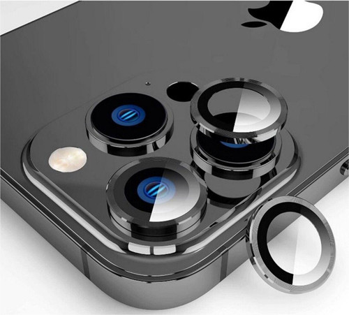 İphone 15 Pro Uyumlu Alüminyum Seri Kamera Cam Koruyucu