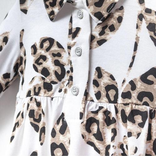 Gömlek Yaka Pamuklu Penye Kumaş Kız Bebek Elbise