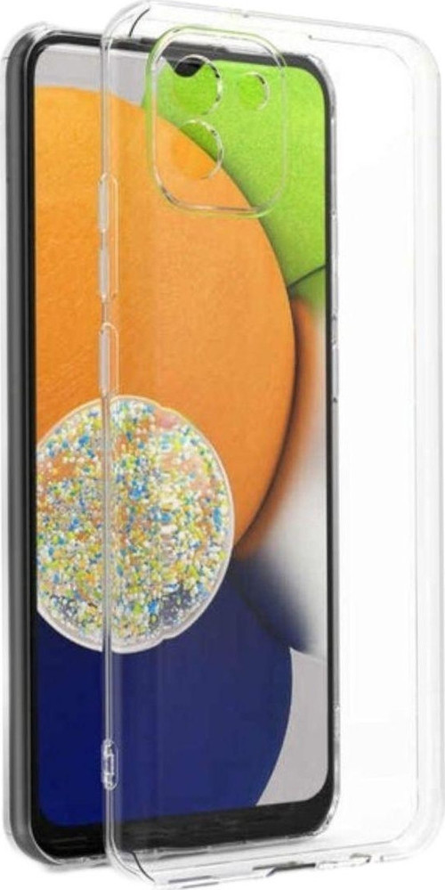 Samsung Galaxy A03 Uyumlu Lüx Seri Kamera Korumalı Arka Koruma Kılıf - Şeffaf