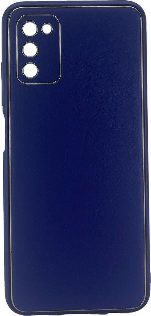 Samsung Galaxy A03S Uyumlu Coco Leather Seri Arka Koruma Kılıf - Mor