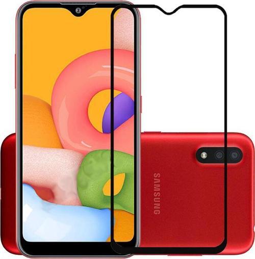 Samsung Galaxy A01 Uyumlu Ön Koruma Mat Seramik Nano Ekran Koruyucu - Siyah