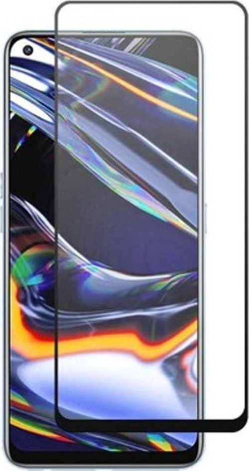 Realme 8 Pro Uyumlu 5D Glas Full Cam Koruyucu - Siyah
