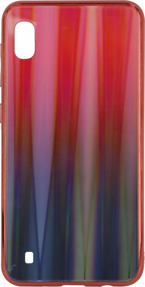 Samsung Galaxy A10 Uyumlu Degrade Arka Koruma Kılıf - Kırmızı