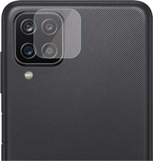 Samsung Galaxy A12 Uyumlu Kamera Cam Koruyucu - Şeffaf