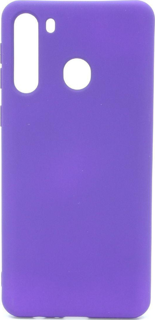 Samsung Galaxy A21 Uyumlu Nano Arka Koruma Kılıf - Mor