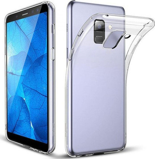 Samsung Galaxy A600 A6 2018 Uyumlu Tıpalı Şeffaf Seri Arka Koruma Kılıf - Şeffaf