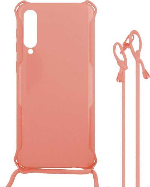 Samsung Galaxy A70 Uyumlu Ipli Nano Arka Koruma Kılıf - Pembe