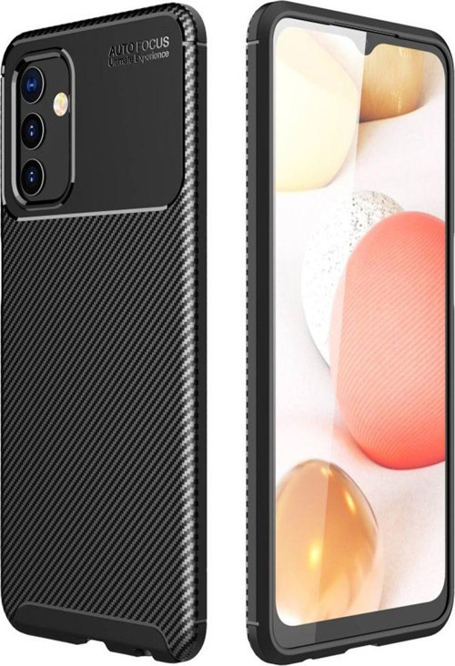 Samsung Galaxy A82 Uyumlu Auto Seri Arka Koruma Kılıf - Siyah