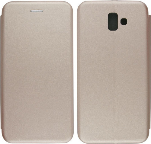 Samsung Galaxy J610 J6 Plus Uyumlu Kapaklı Kılıf - Rose Gold