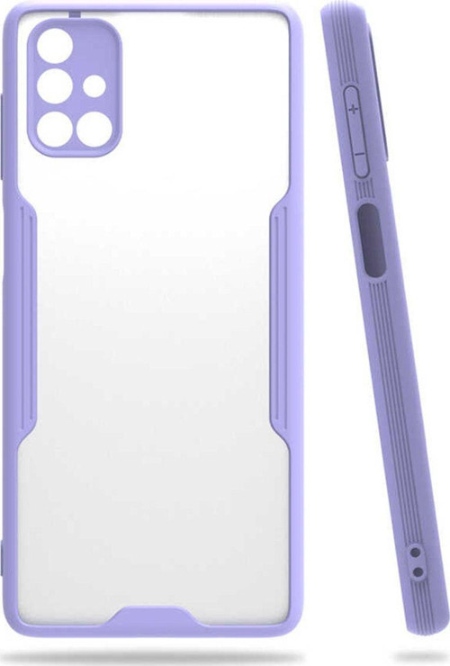 Samsung Galaxy M31S Uyumlu Platin Seri Arka Koruma Kılıf - Lila