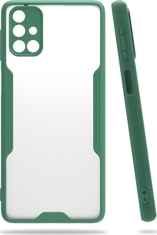 Samsung Galaxy M31S Uyumlu Platin Seri Arka Koruma Kılıf - Yeşil
