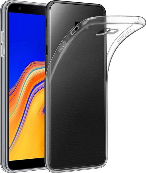 Samsung Galaxy J4 Plus Uyumlu Şeffaf Seri Arka Koruma Kılıf - Şeffaf