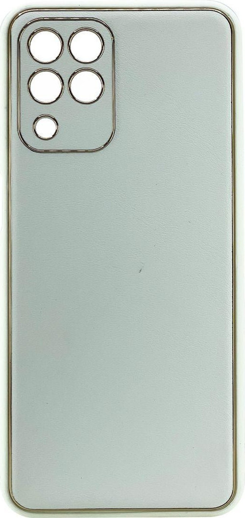 Samsung Galaxy M33 Uyumlu Coco Leather Seri Arka Koruma Kılıf - Beyaz