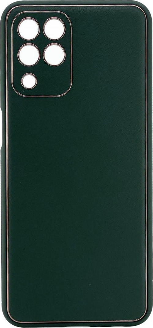 Samsung Galaxy M33 Uyumlu Coco Leather Seri Arka Koruma Kılıf - Yeşil