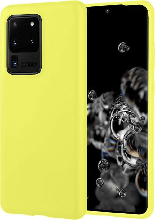 Samsung Galaxy Note 20 Ultra Uyumlu Nano Arka Koruma Kılıf - Sarı