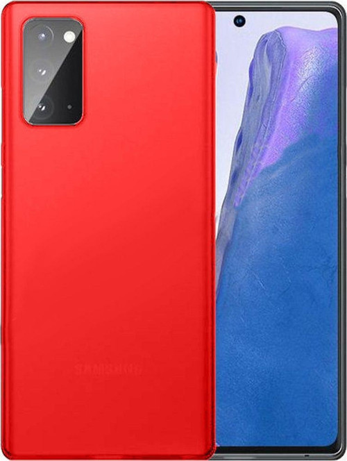 Samsung Galaxy Note 20 Uyumlu Nano Arka Koruma Kılıf - Kırmızı