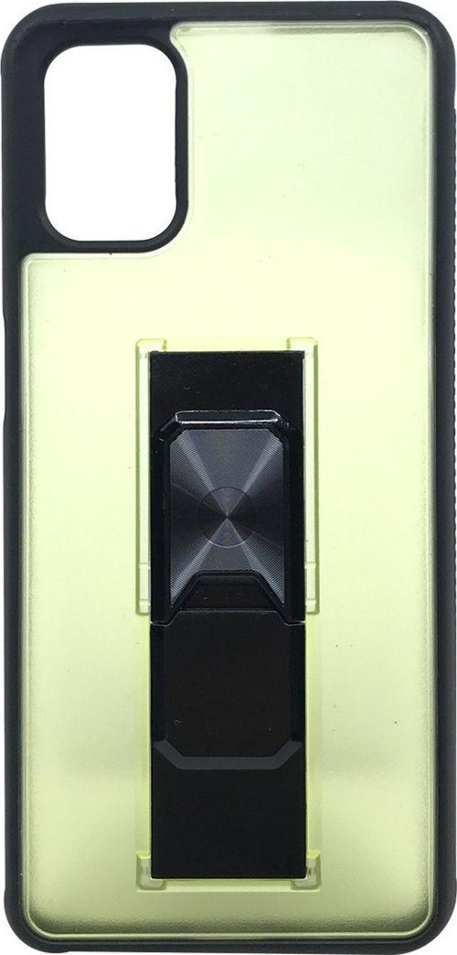 Samsung Galaxy M51 Uyumlu Microcase Mıknatıs Yüzüklü Arka Koruma Kılıf - Sarı