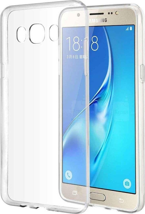 Samsung Galaxy J510 J5 2016 Uyumlu Şeffaf Seri Arka Koruma Kılıf - Şeffaf
