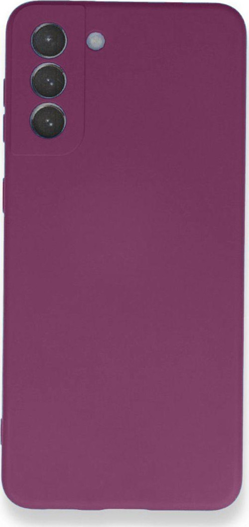 Samsung Galaxy S21 Plus Uyumlu Nano Arka Koruma Kılıf - Mürdüm