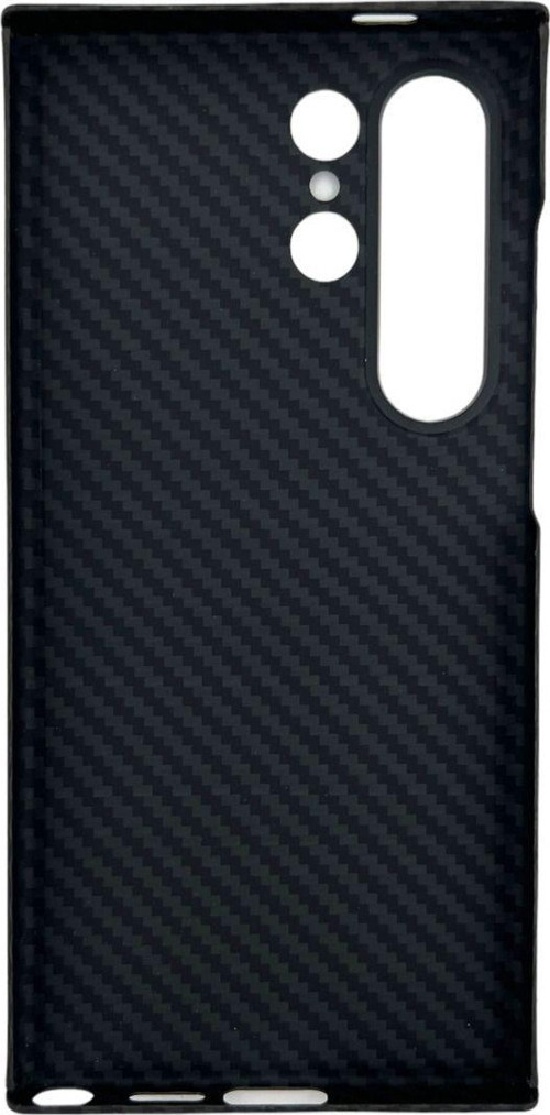 Samsung Galaxy S24 Ultra Uyumlu Nt-N018 Kevlar Carbon Arka Koruma Kılıf - Siyah