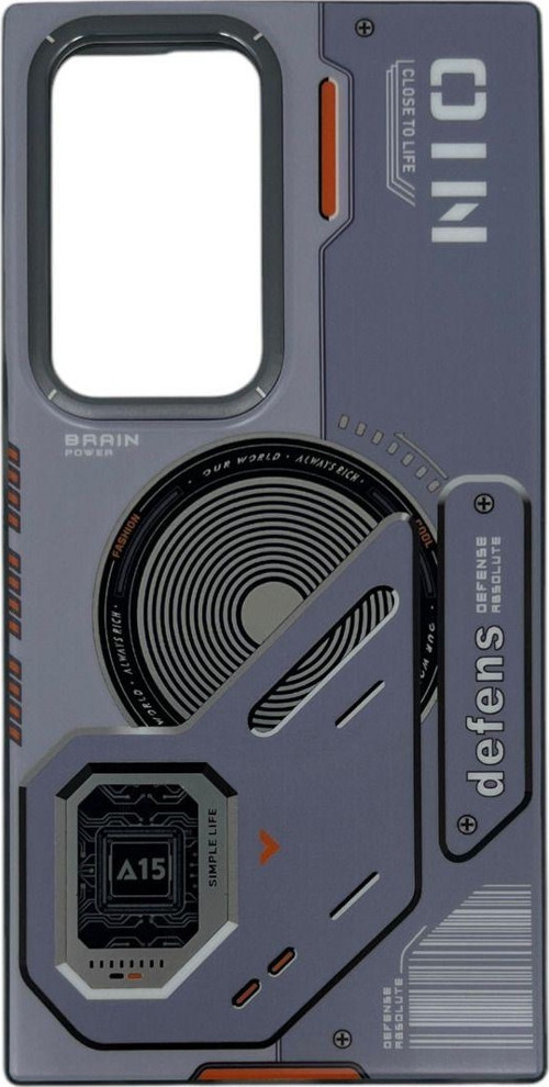 Samsung Galaxy S24 Ultra Uyumlu Nt-N043 Arka Koruma Kılıf - Gri